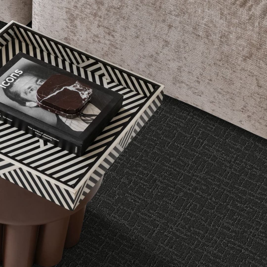 Ambiant Infinity Canvas Antraciet 0205 - Vloerbedekking - Tapijt