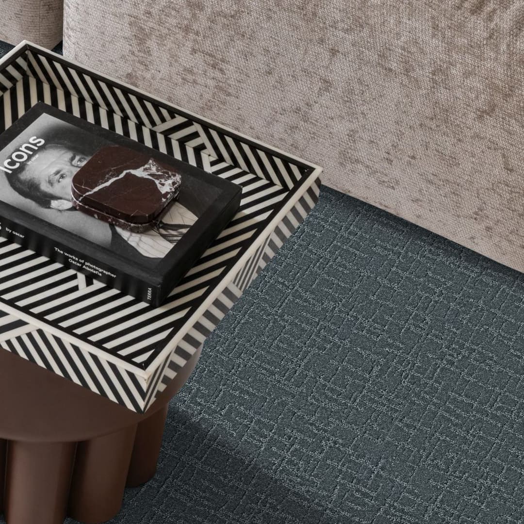 Ambiant Infinity Canvas Blauw 0700 - Vloerbedekking - Tapijt