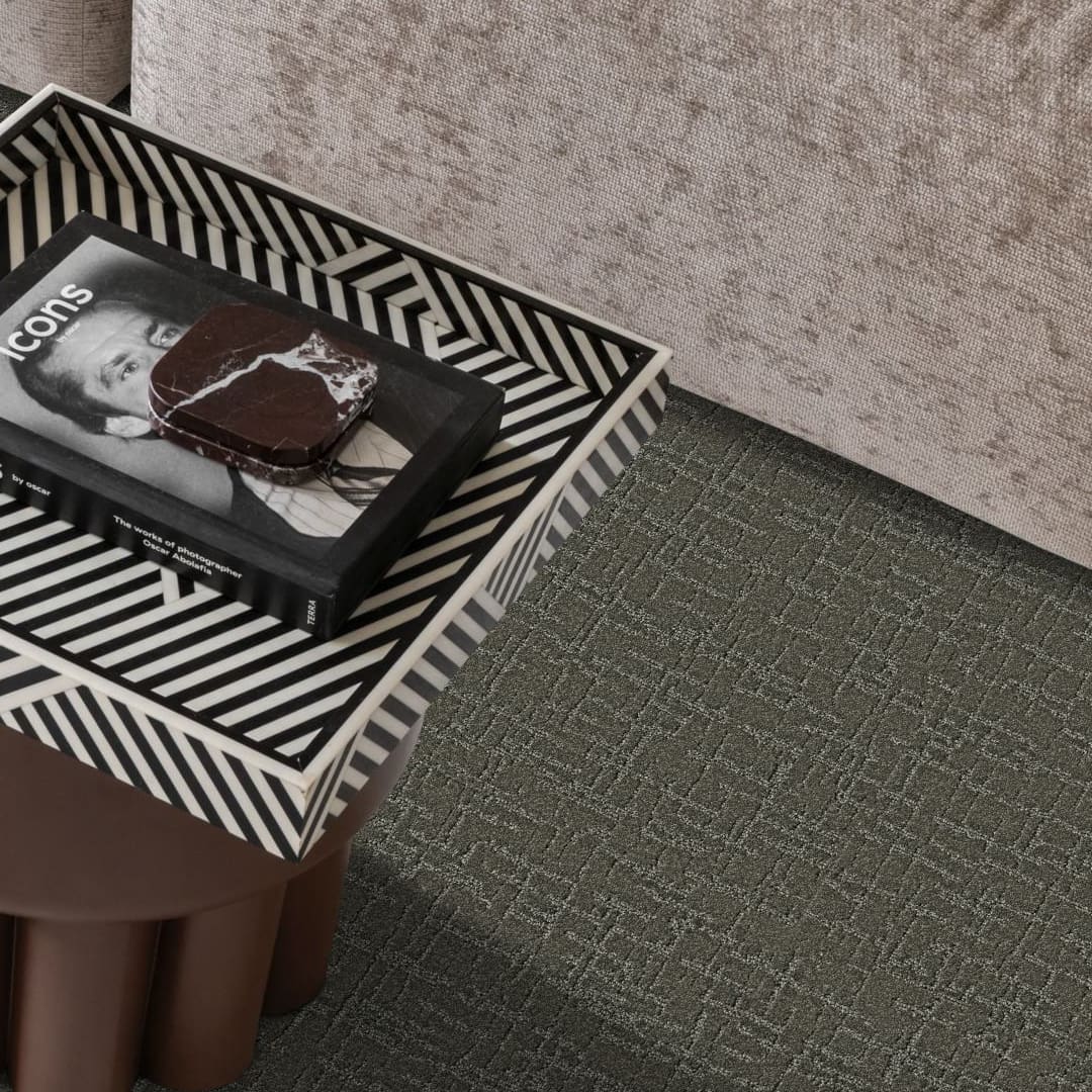 Ambiant Infinity Canvas Donkergroen 0901 - Vloerbedekking - Tapijt