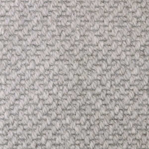 Wol Tapijt Grijs Ruitstructuur 400cm Breed (Laatste: 5mtr)