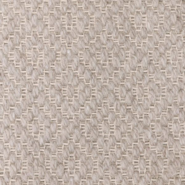 Wol Tapijt Naturel Ruitstructuur 400cm Breed (Laatste: 44mtr)