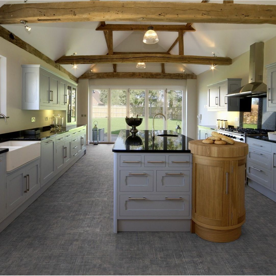 mFLOR Abstract Aspen Grijs 53124 - Plak PVC Vloer