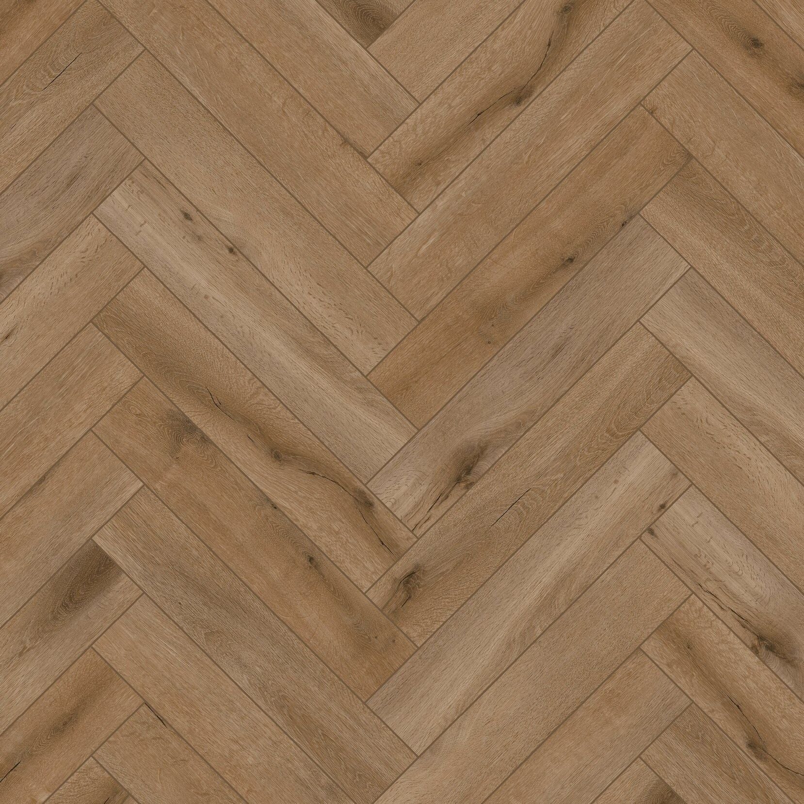 Gelasta Callisto Visgraat Rigid Click 5200 Natural Oak Dark - PVC Vloer