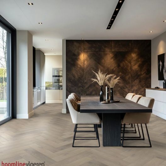 Hoomline The Hamptons Visgraat 924 Lindenhurst - Plak PVC Vloer