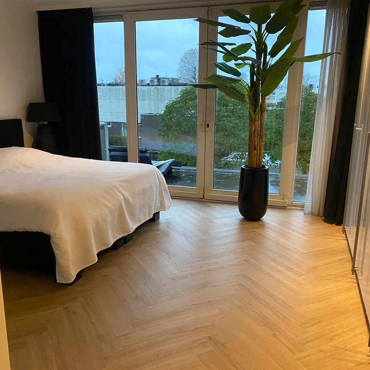 Hoomline Fusion Visgraat Click 1075129 Oak Flax - Klik PVC Vloer