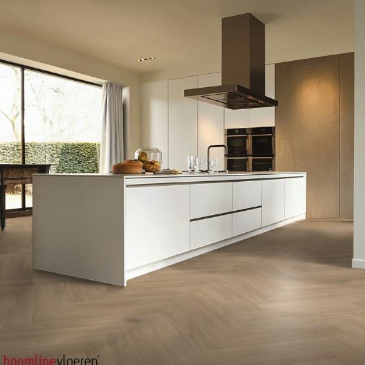 Hoomline Fusion Visgraat Click 1075129 Oak Flax - Klik PVC Vloer