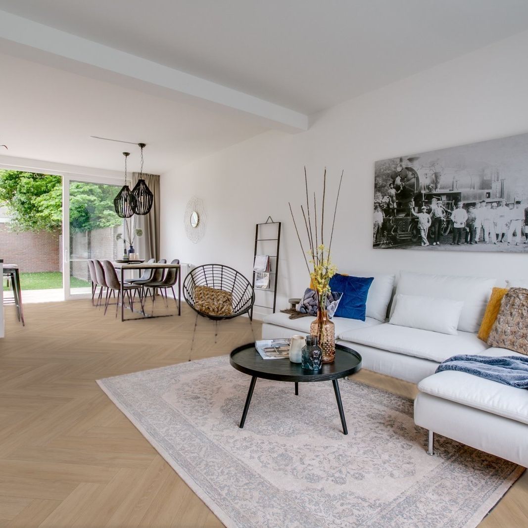 Hoomline Fusion Visgraat Click 1075129 Oak Flax - Klik PVC Vloer