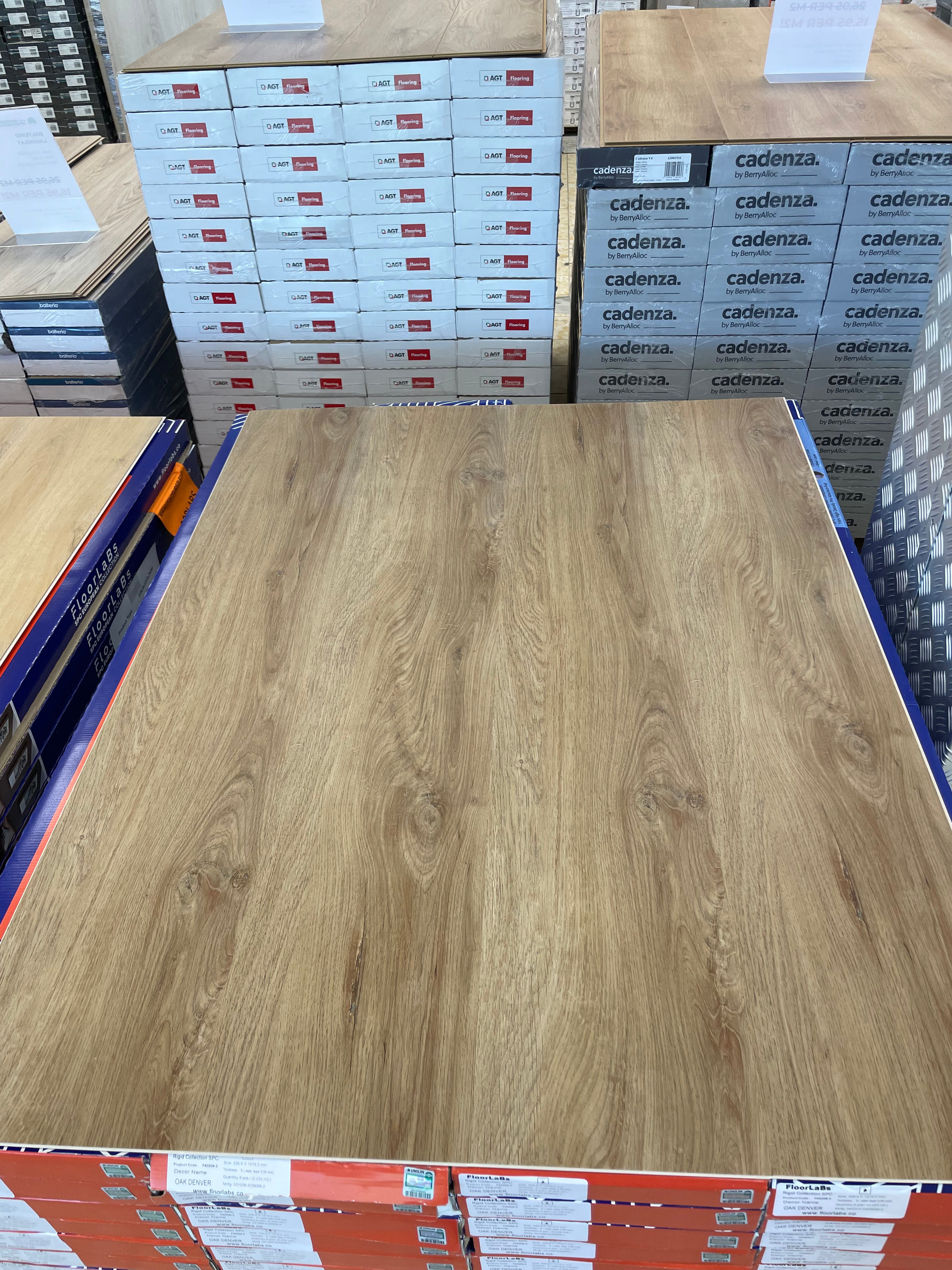 Actie PVC Bruin Eiken Denver Plank Click - Klik PVC