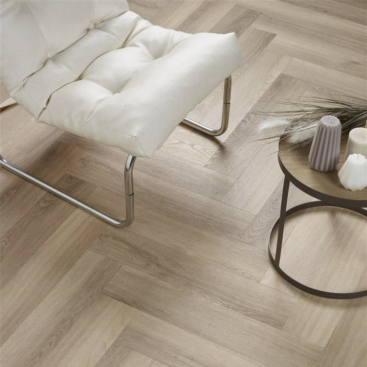 Ambiant Spigato Visgraat Avanto Dryback Beige - Plak PVC Vloer