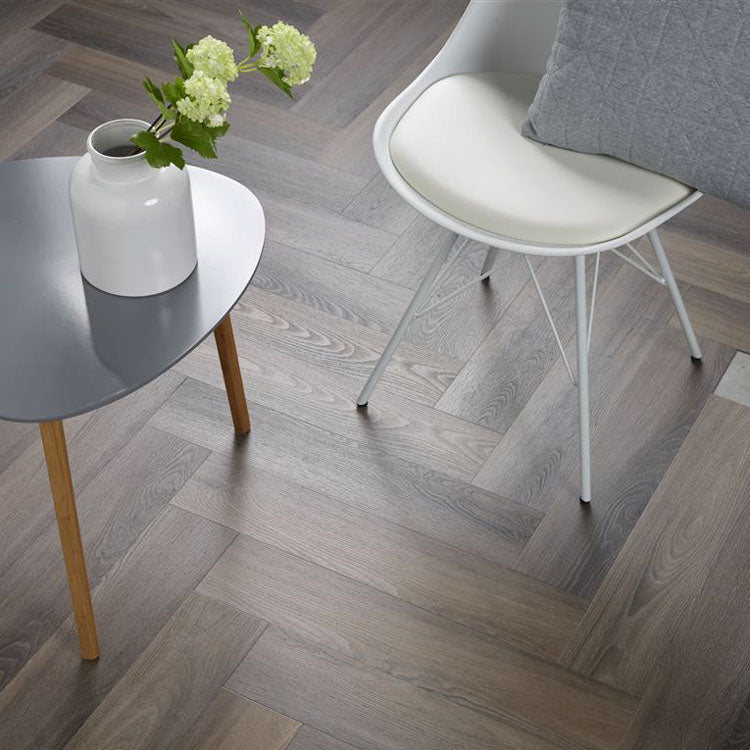 Ambiant Spigato Visgraat Avanto Dryback Warm Brown - Plak PVC Vloer