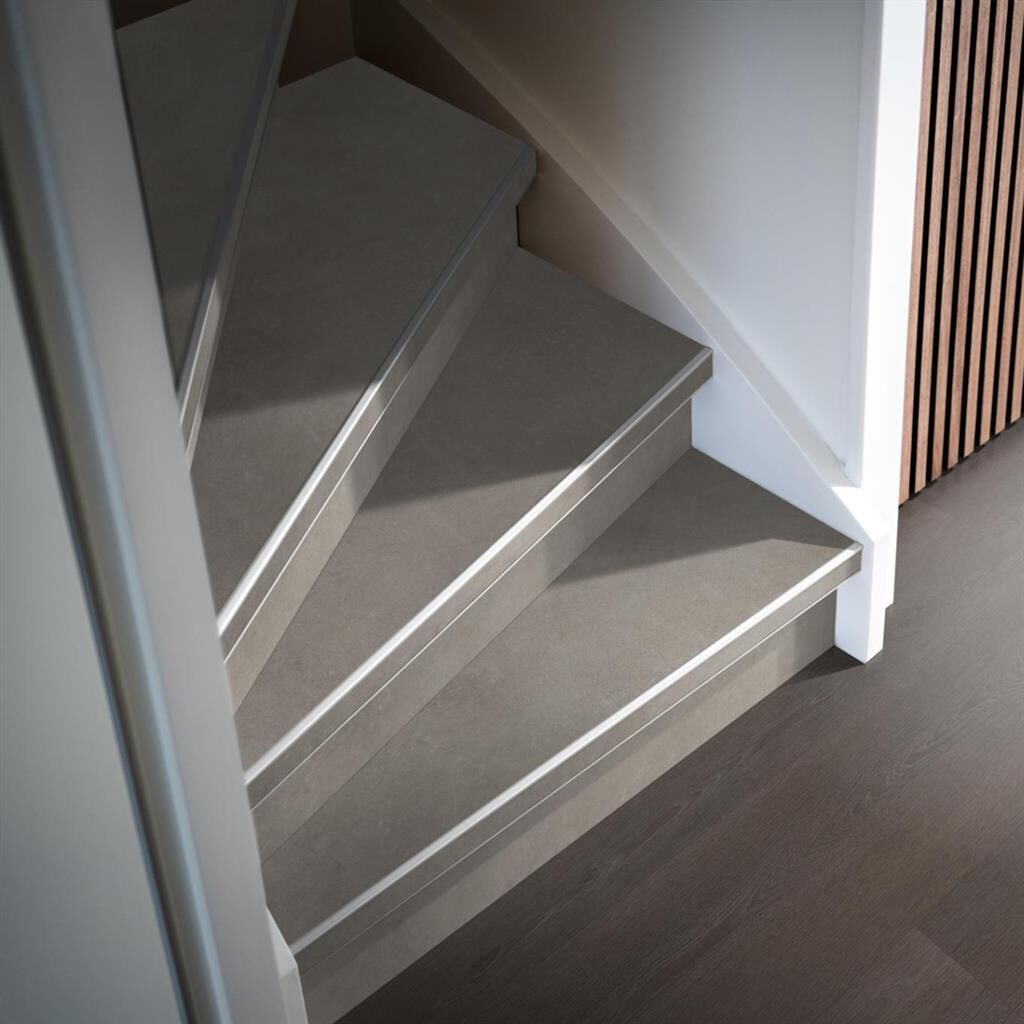 Ambiant Traptreden Set - Sarino Light Grey - Traprenovatie PVC