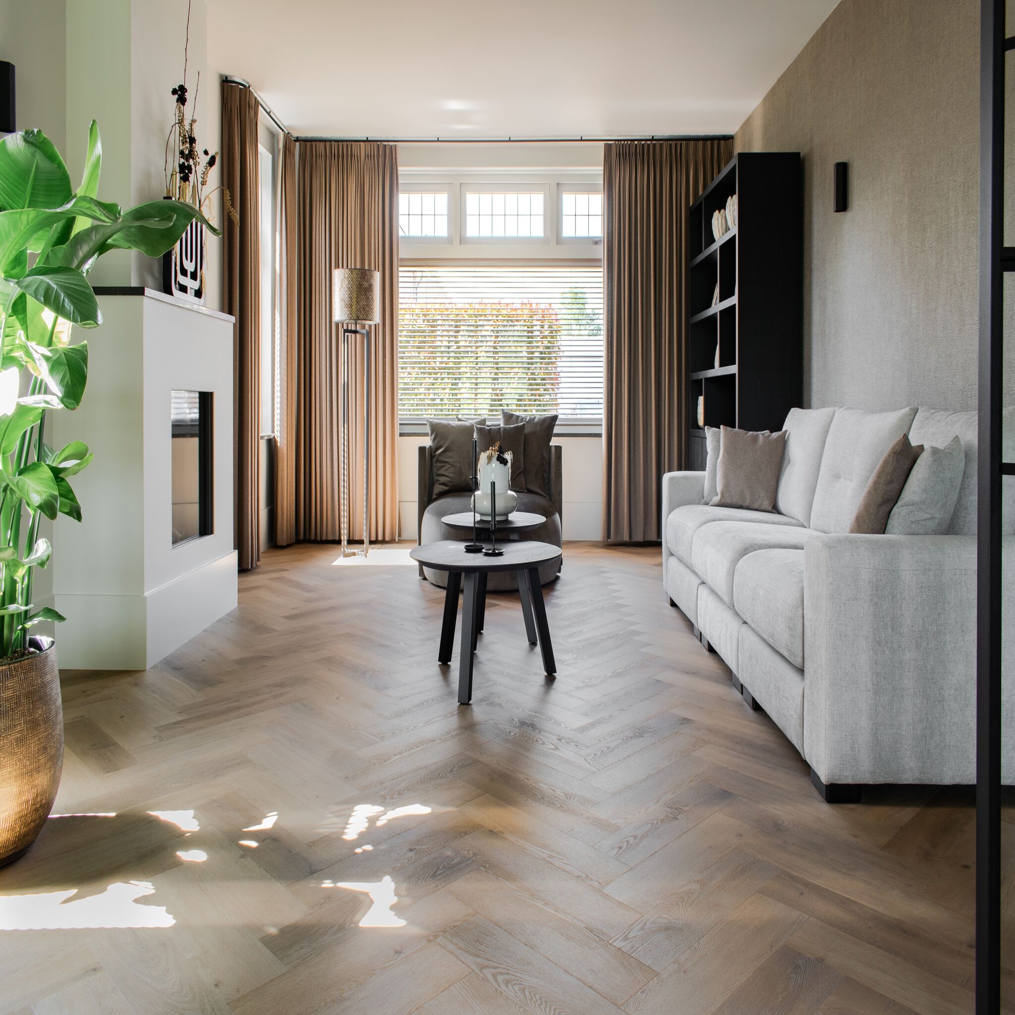 Gelasta Vario Visgraat Rigid Click 5405 Prestige Oak Smoked Light - PVC Vloer