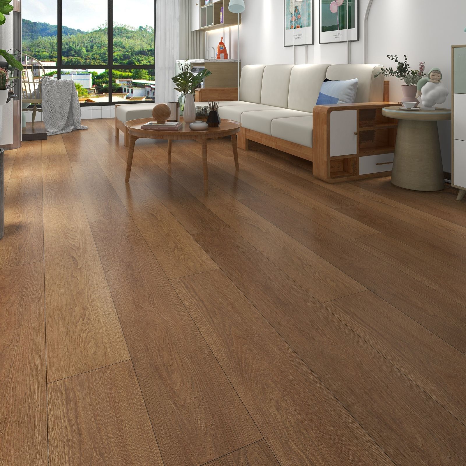 WOOD PVC Click Valley Oak WD-206-PL