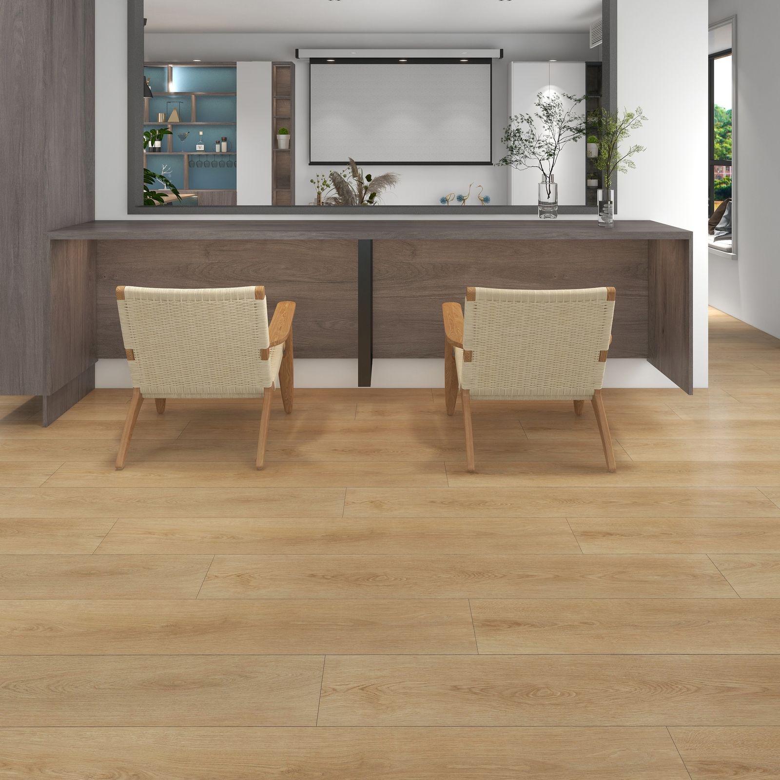 WOOD PVC Click Cambridge Oak WD-210-PL
