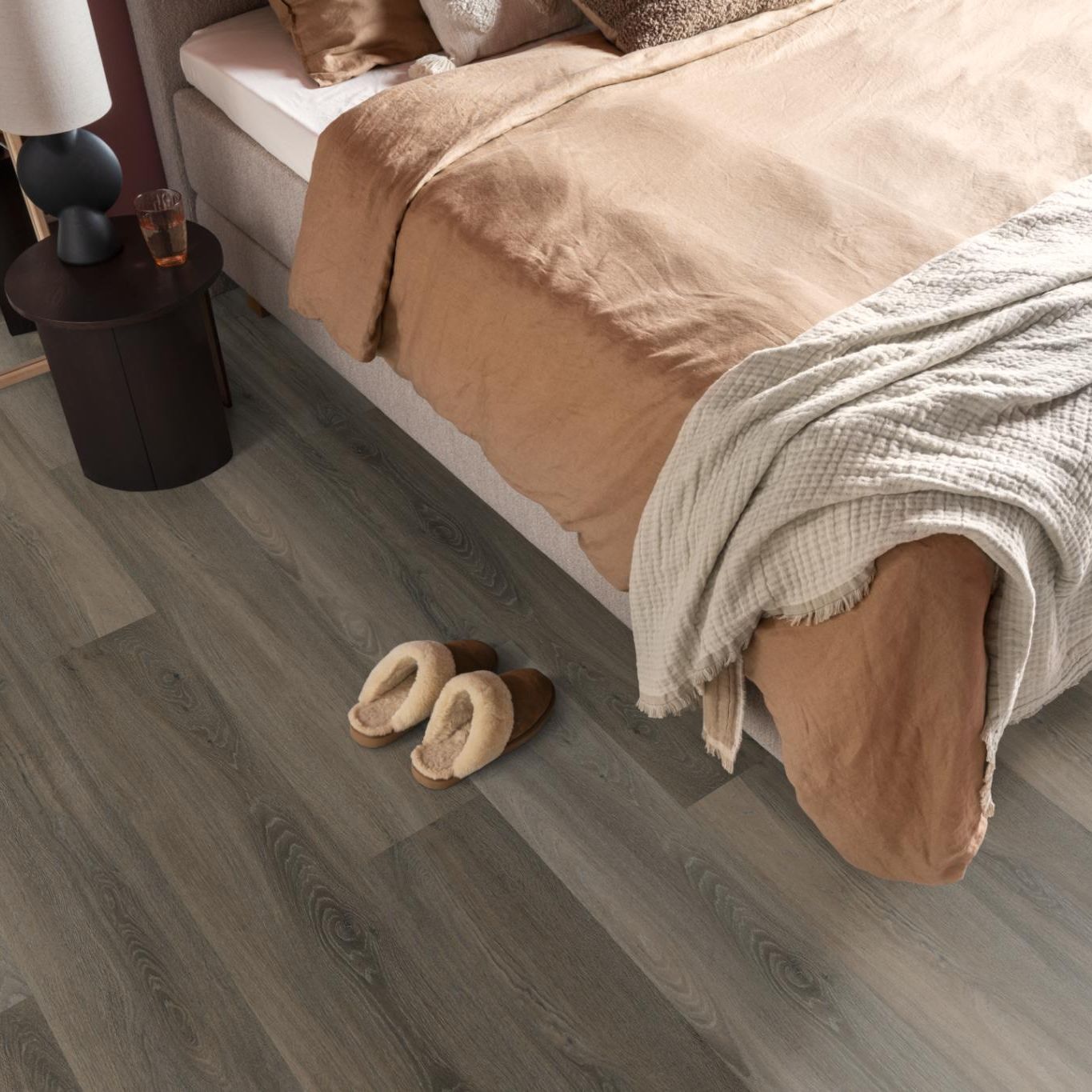 Ambiant Avanto Dryback Dark Grey - Plak PVC Vloer