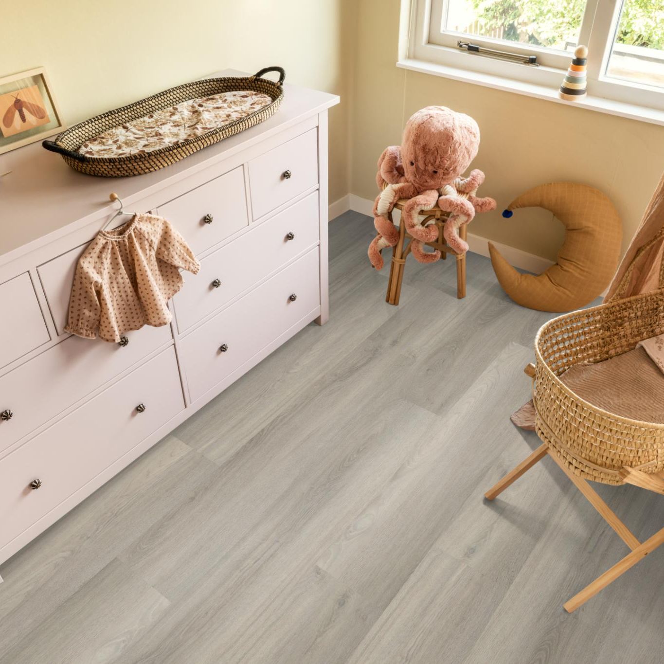 Ambiant Avanto Dryback Light Grey - Plak PVC Vloer