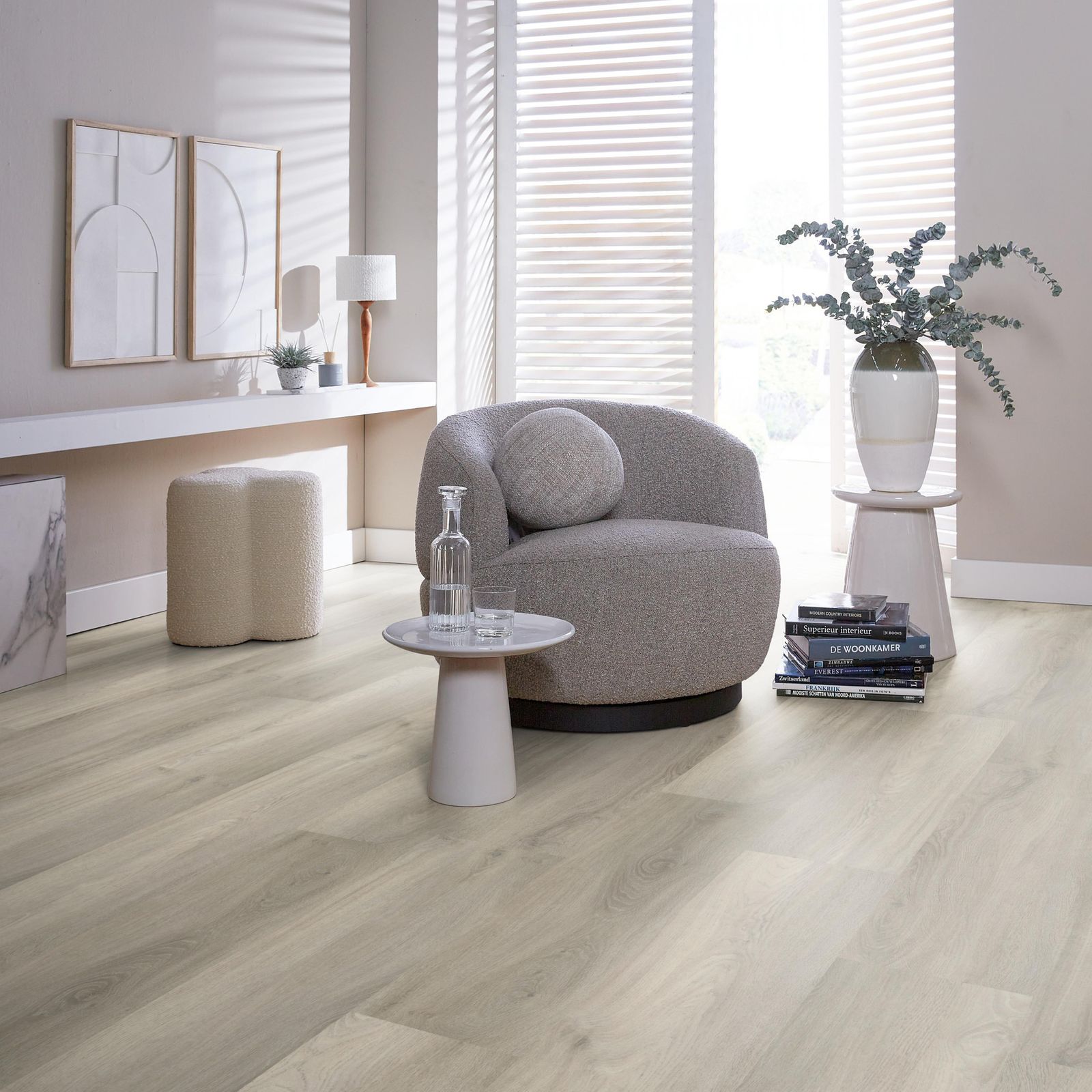 Ambiant Avanto Dryback Light Grey - Plak PVC Vloer