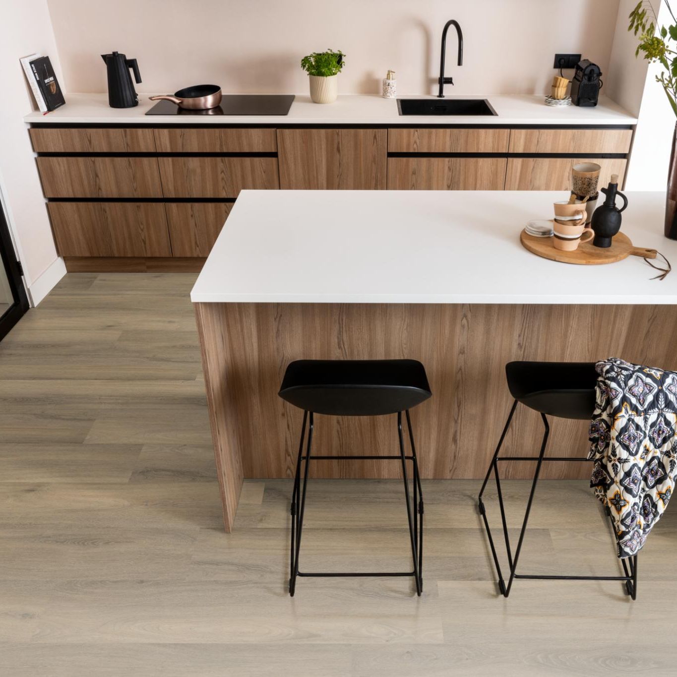 Ambiant Avanto Dryback Smoky - Plak PVC Vloer