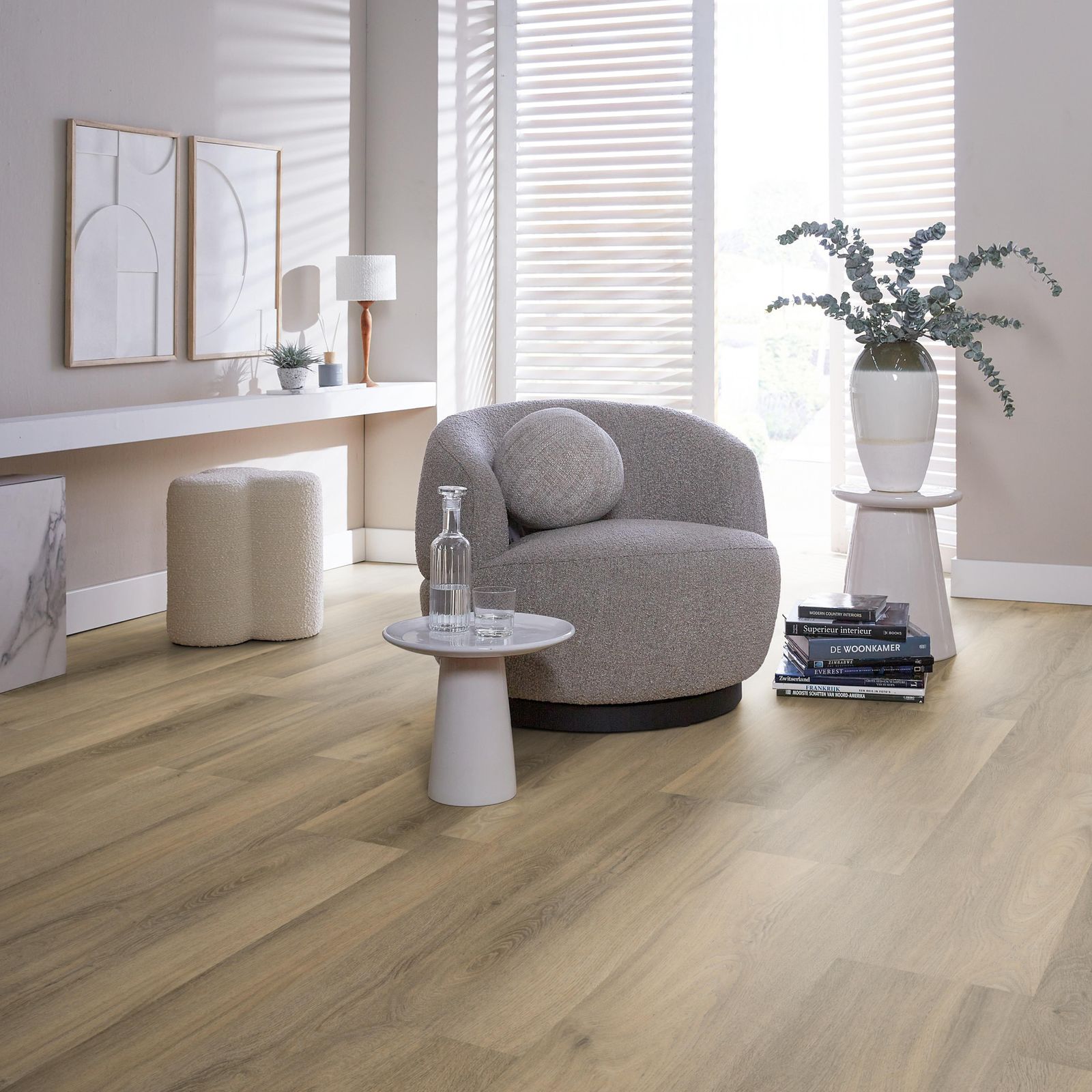 Ambiant Avanto Dryback Smoky - Plak PVC Vloer