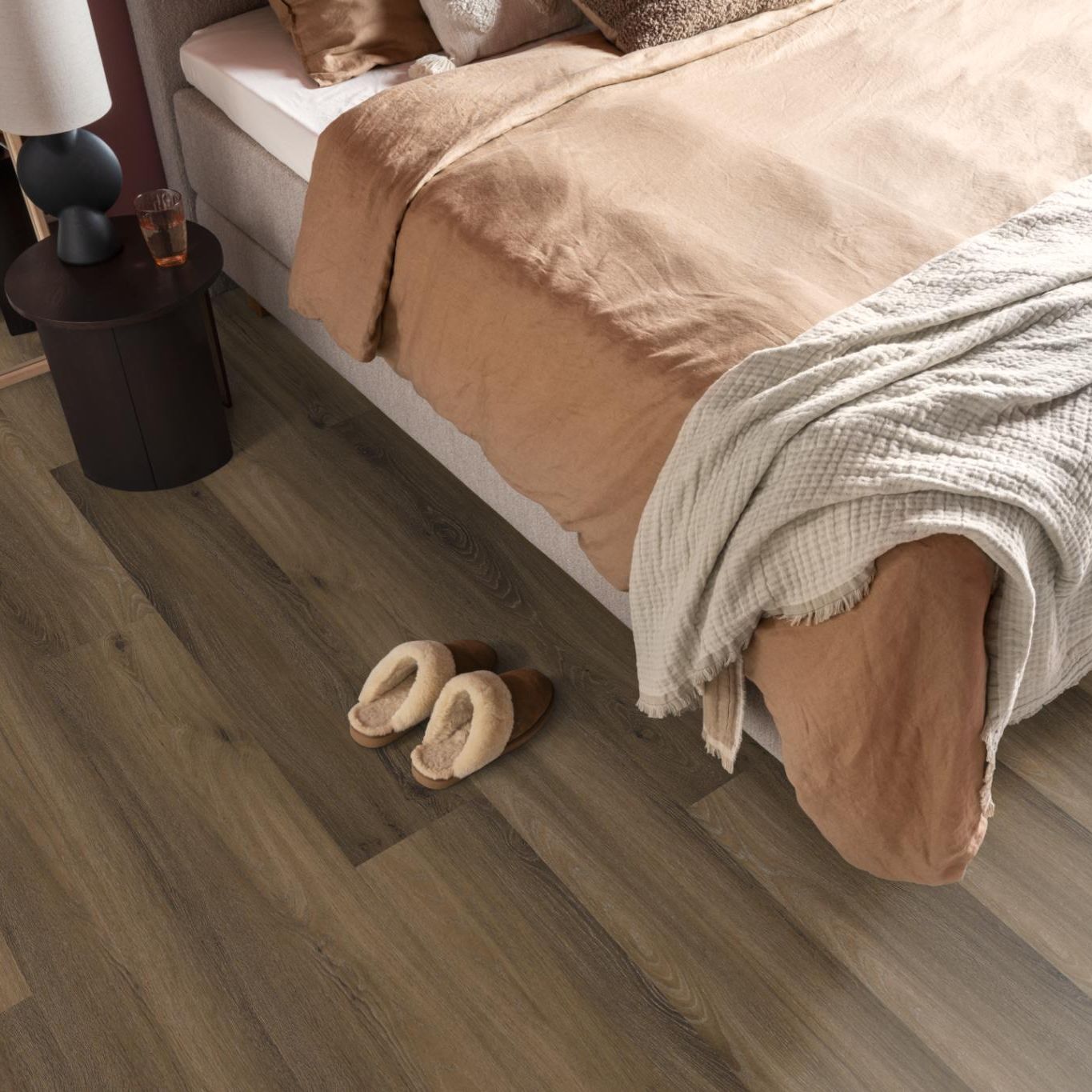 Ambiant Avanto Dryback Warm Brown - Plak PVC Vloer