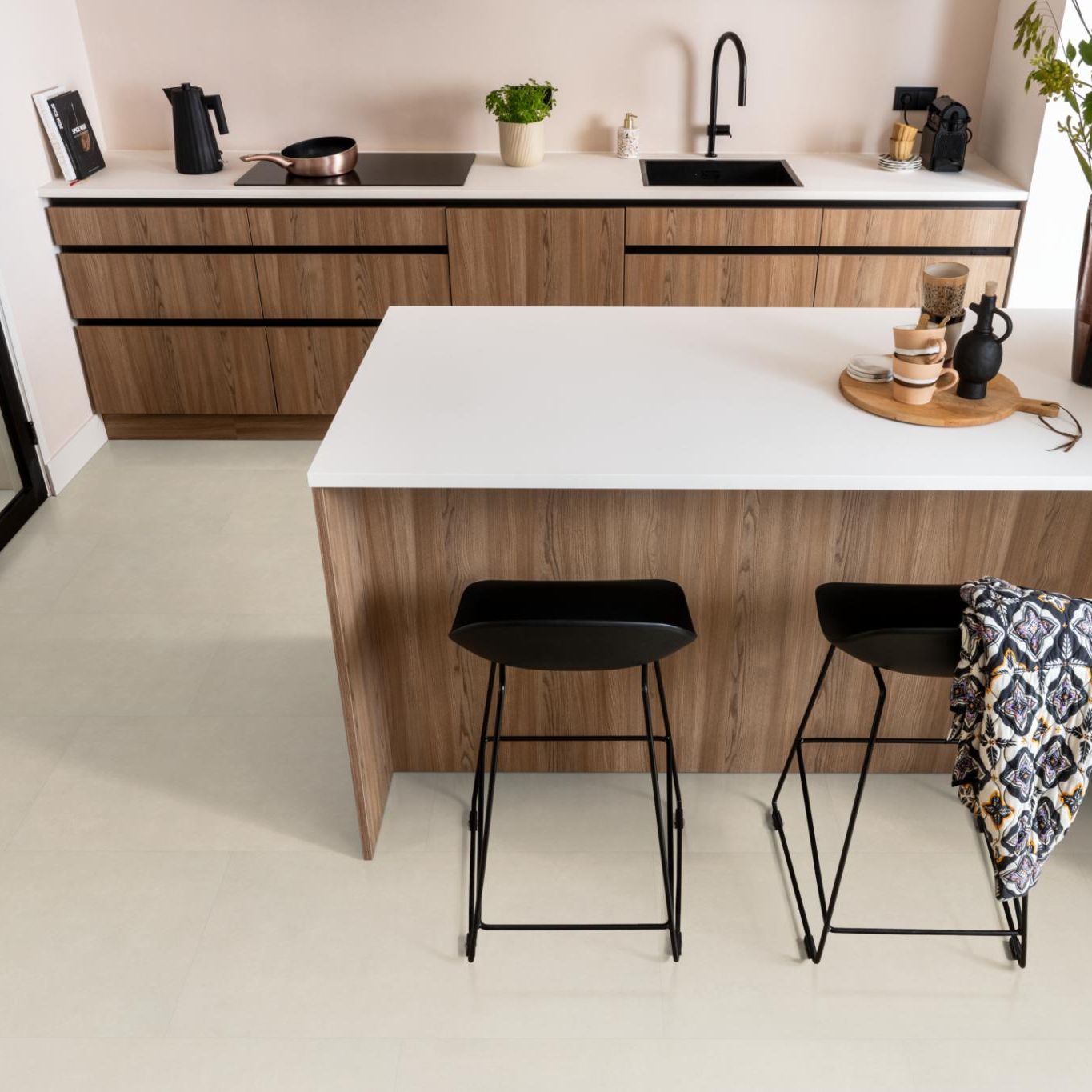 Ambiant Basic Dryback Natural - Plak PVC Vloer