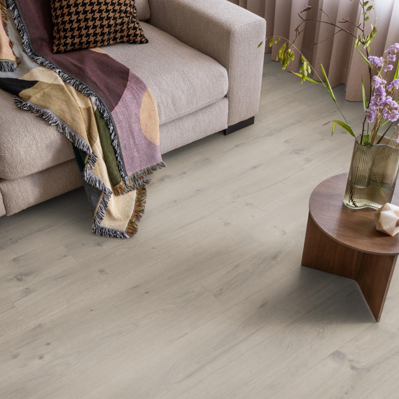 Ambiant Calandro Eiken 5252 Zilver - Vinyl