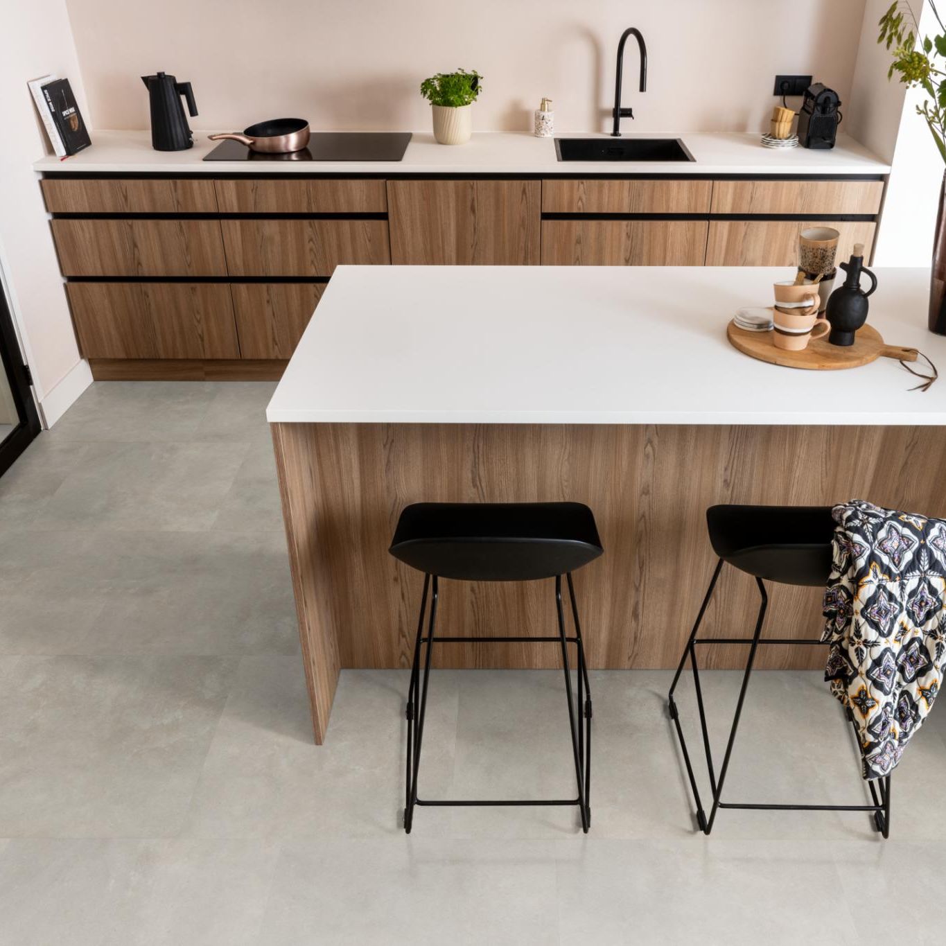 Ambiant Ceramo XL Click Beige - Klik PVC Vloer