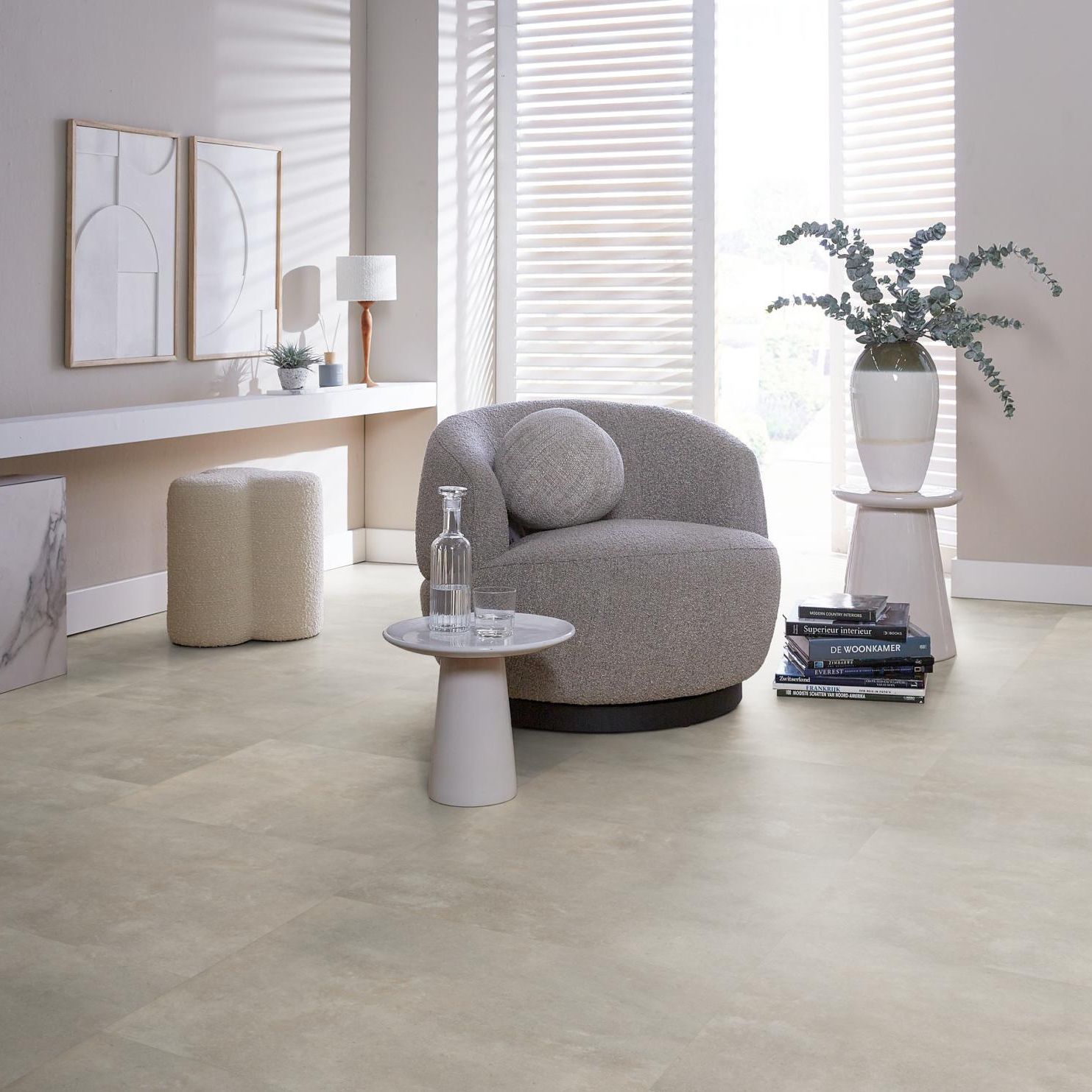 Ambiant Ceramo XL Click Beige - Klik PVC Vloer