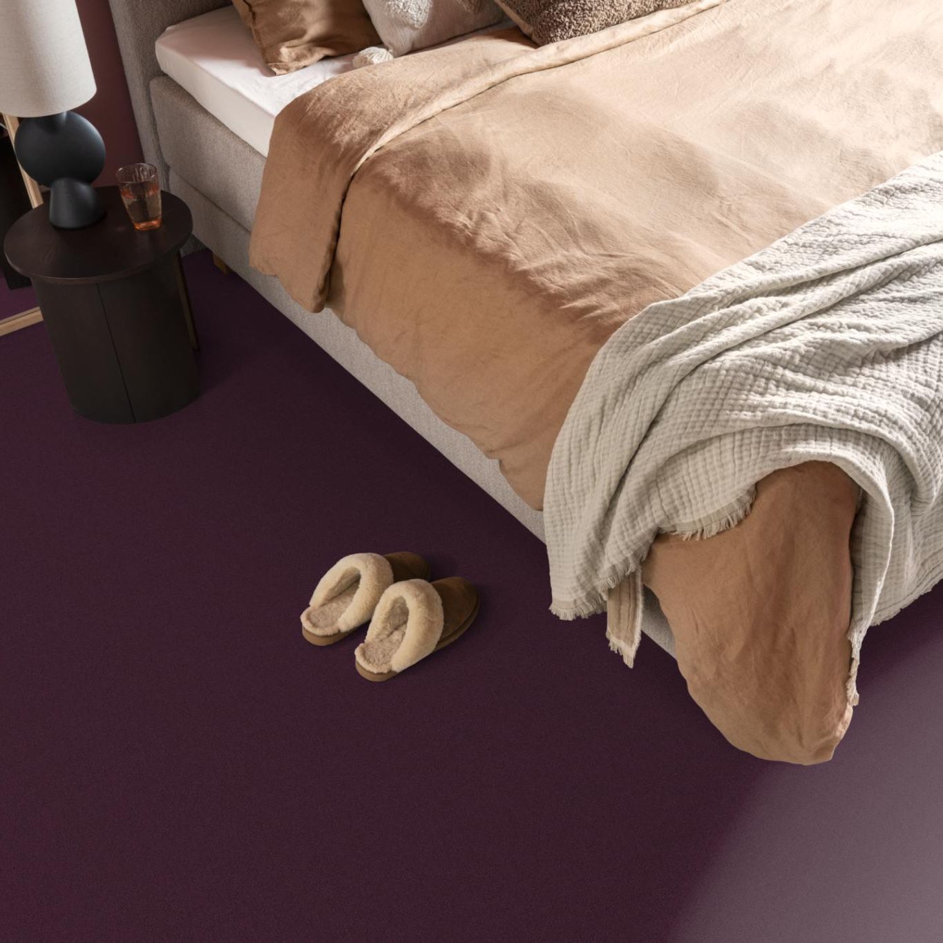 Ambiant Charmant Aubergine 0540 - Vloerbedekking - Tapijt