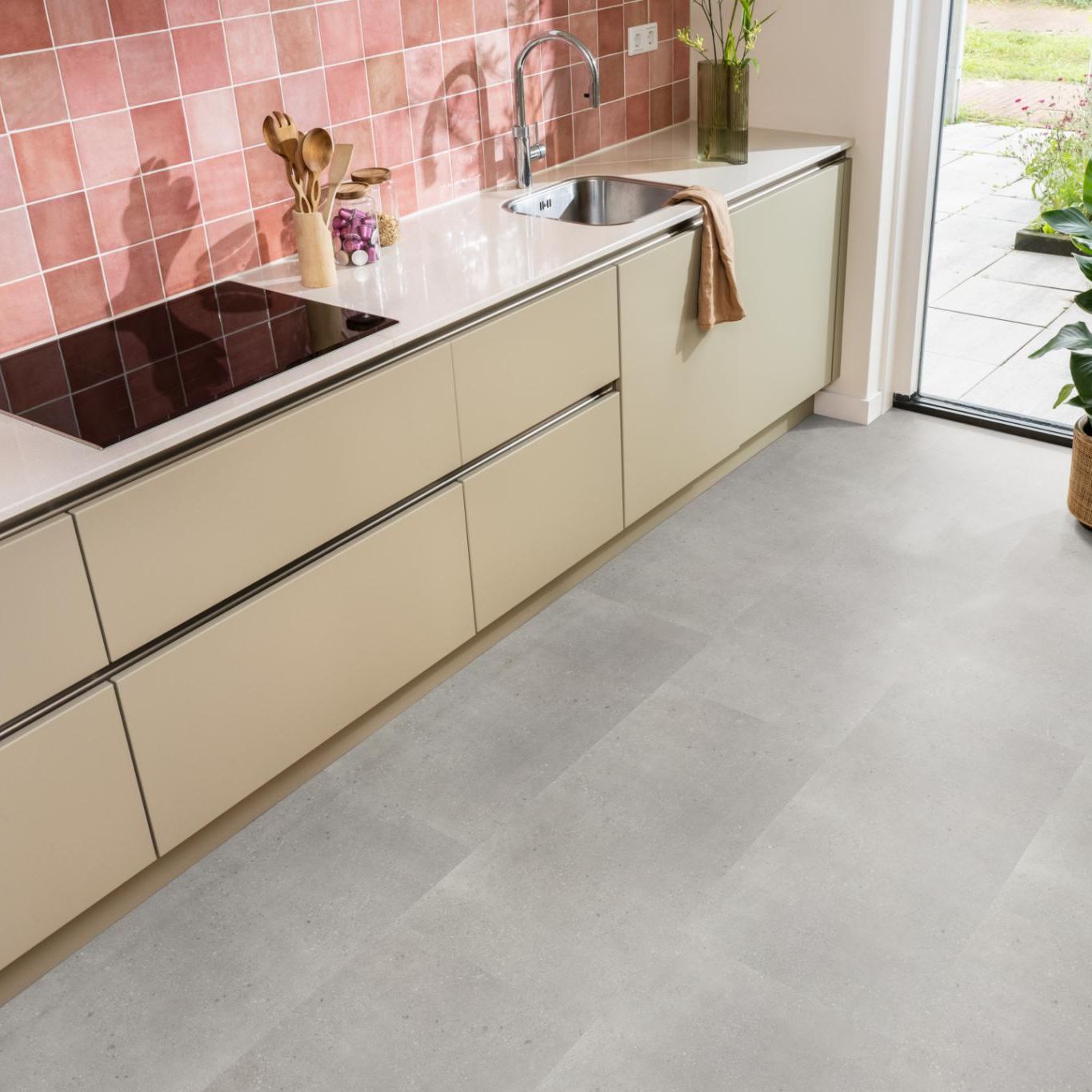 Ambiant Composite Dryback Light Grey - Plak PVC Vloer