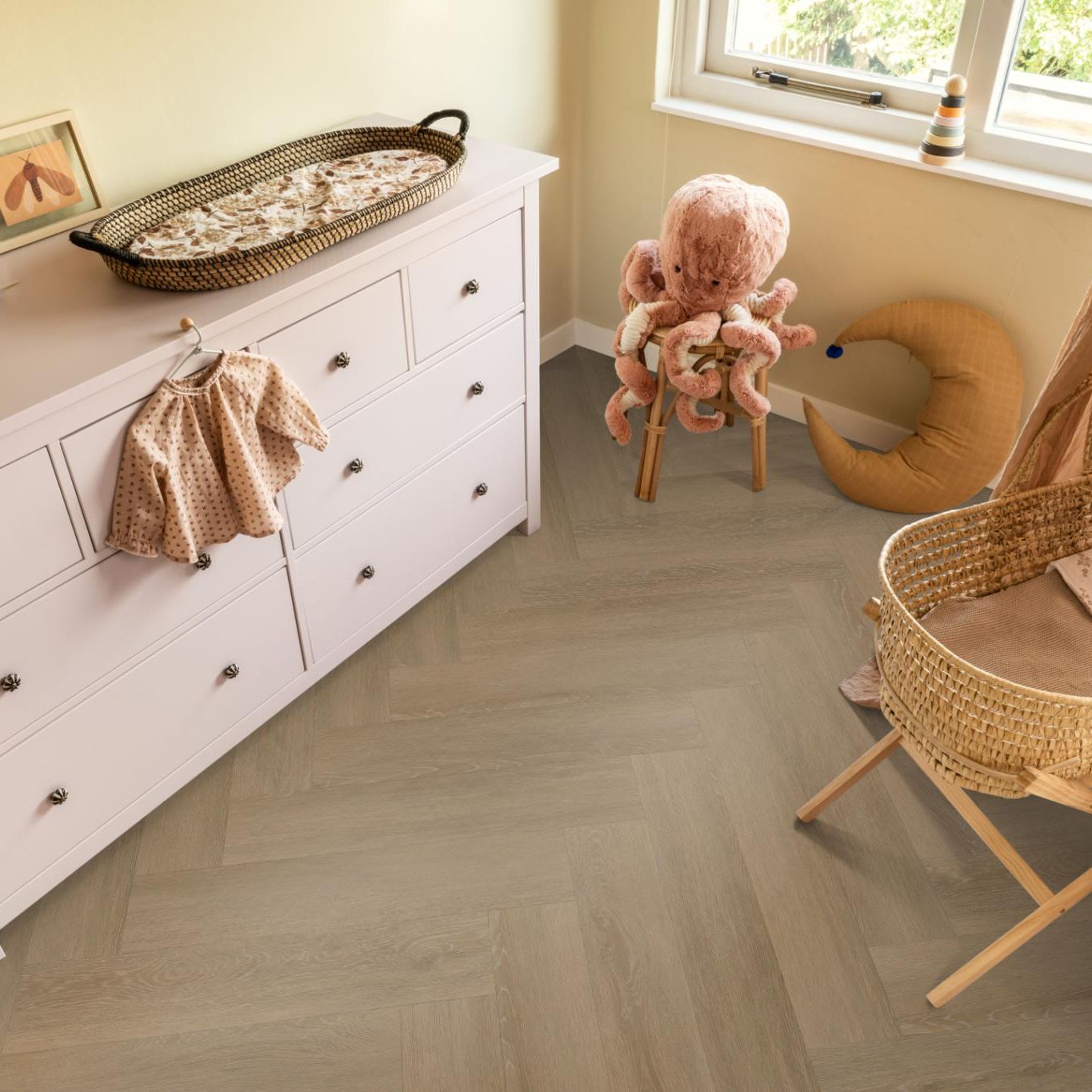 Ambiant Herringbone Click Sun Kissed - Klik PVC Vloer