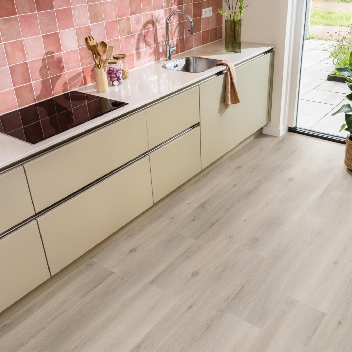 Ambiant Ingelstad Eiken Grijs Beige - Laminaatvloer