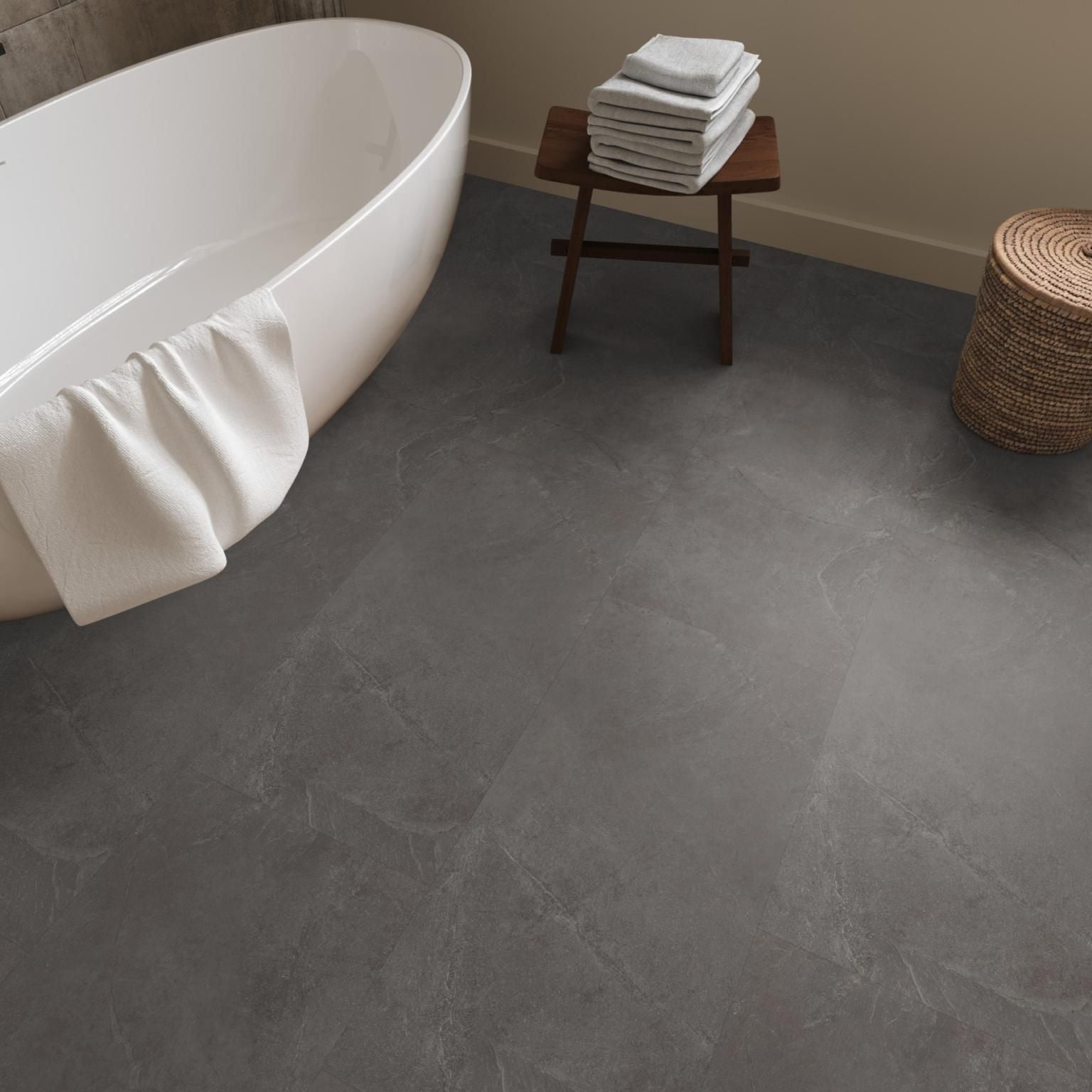 Ambiant Noveno Dryback Dark Grey - Plak PVC Vloer