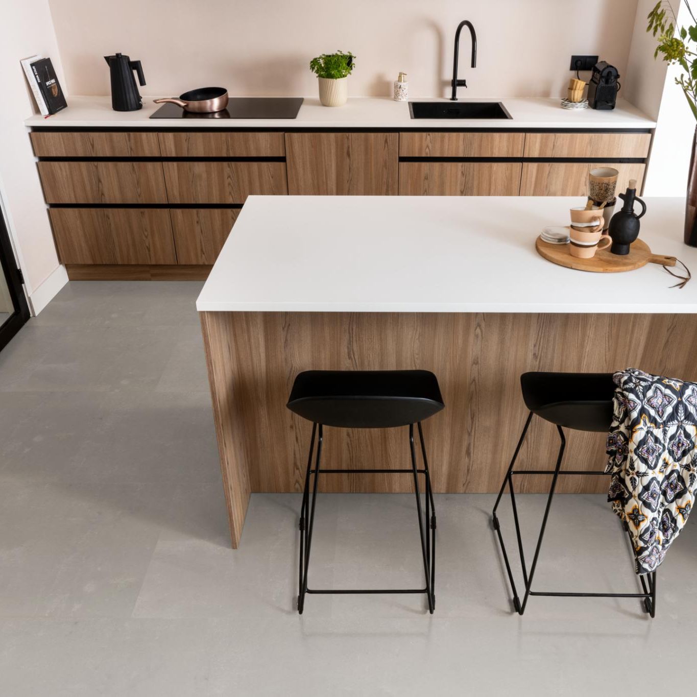 Ambiant Piero Click Taupe - Klik PVC Vloer