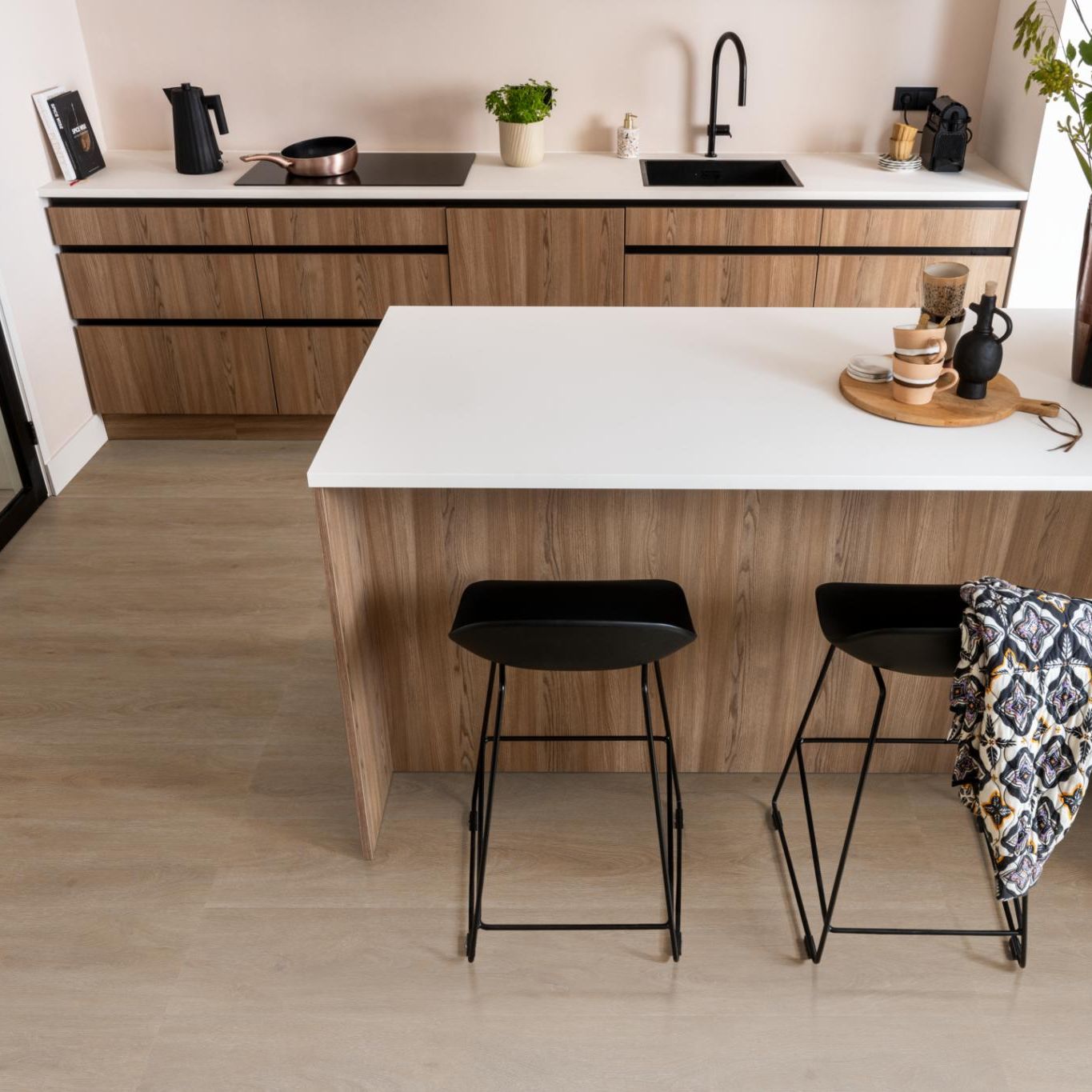 Ambiant Robusto Dryback Dark Oak - Plak PVC Vloer