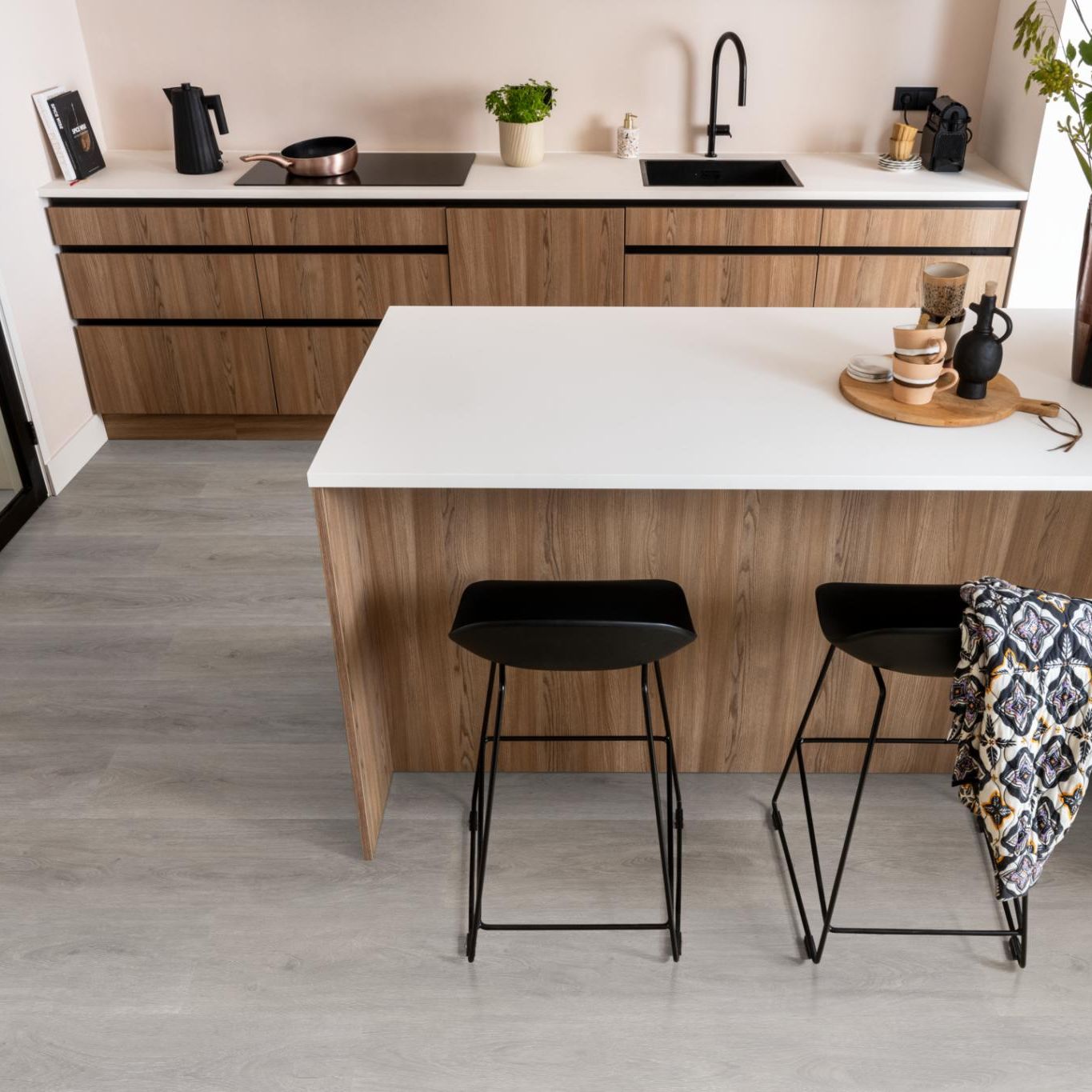 Ambiant Robusto Dryback Grey Oak - Plak PVC Vloer