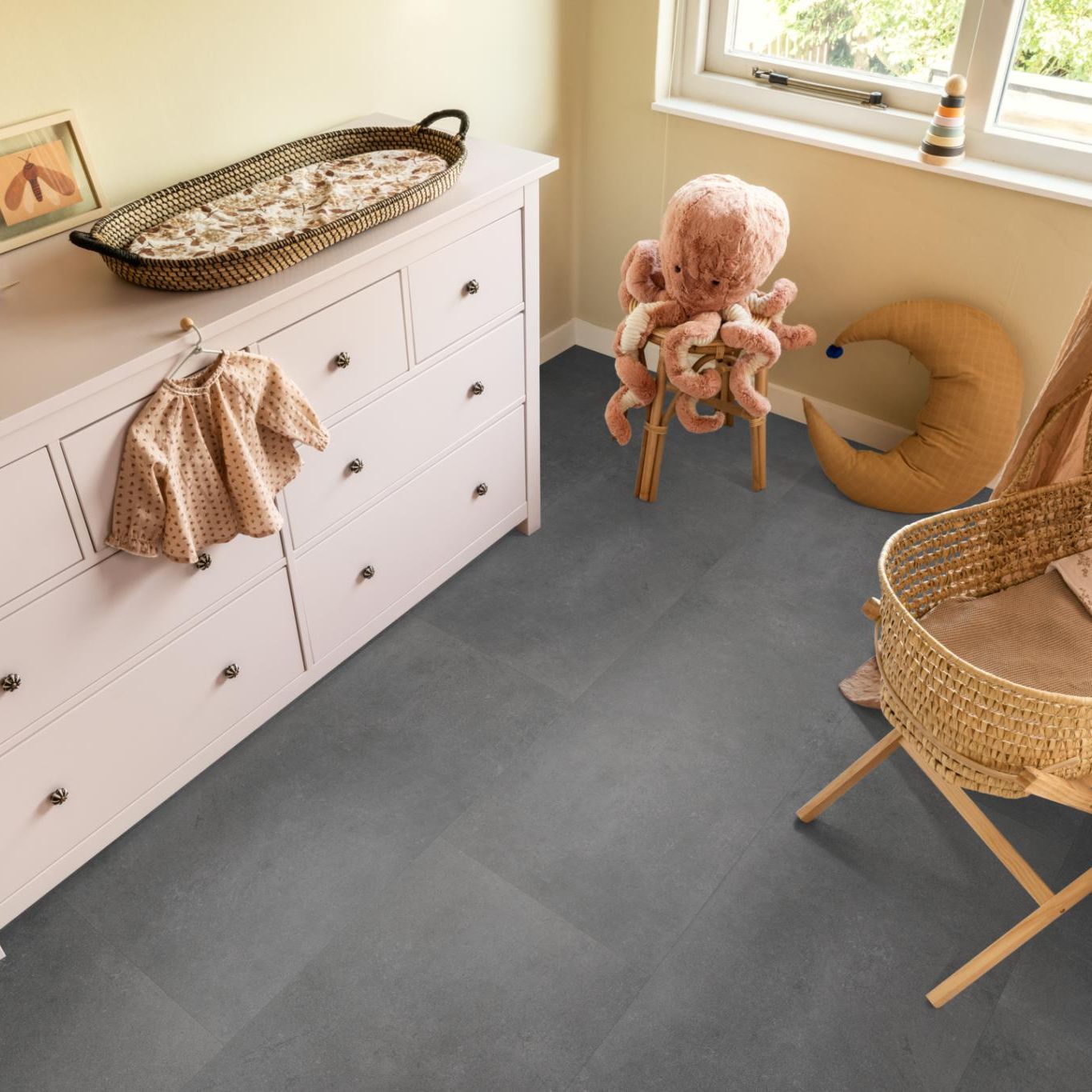 Ambiant Sarino Click Dark Grey - Klik PVC Vloer