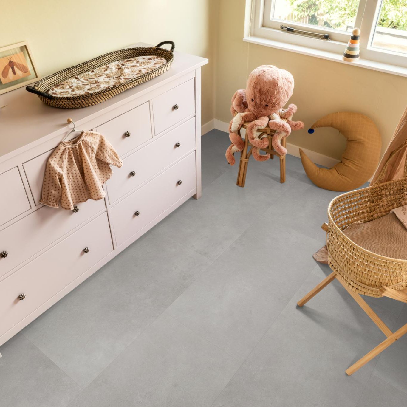 Ambiant Sarino Dryback Grey - Plak PVC Vloer