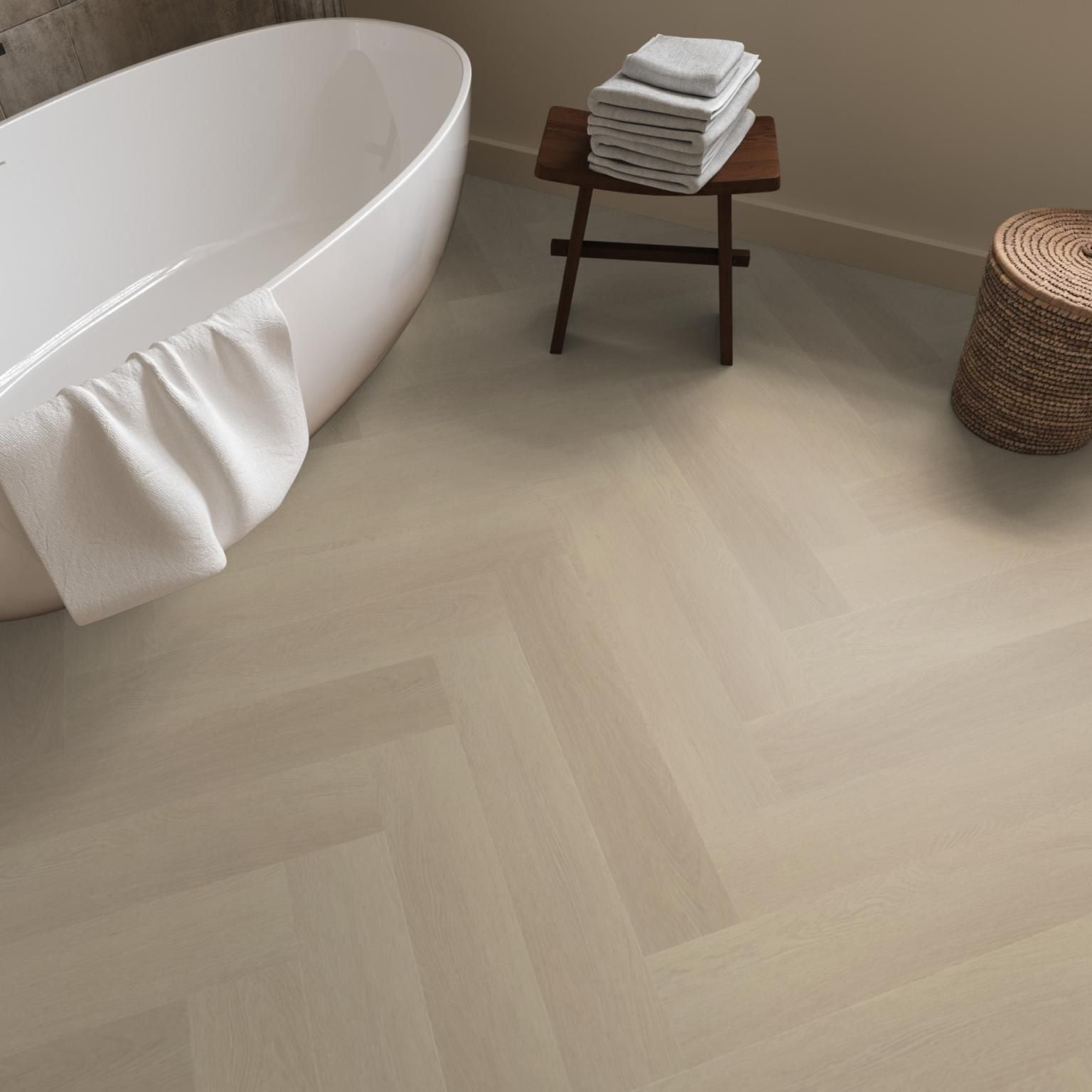 Ambiant Spigato Estino Visgraat Click Beige - Klik PVC Vloer