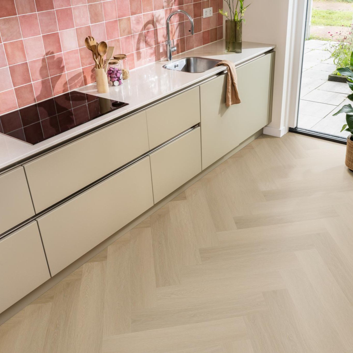 Ambiant Spigato Estino Visgraat Click Warm Oak - Klik PVC Vloer