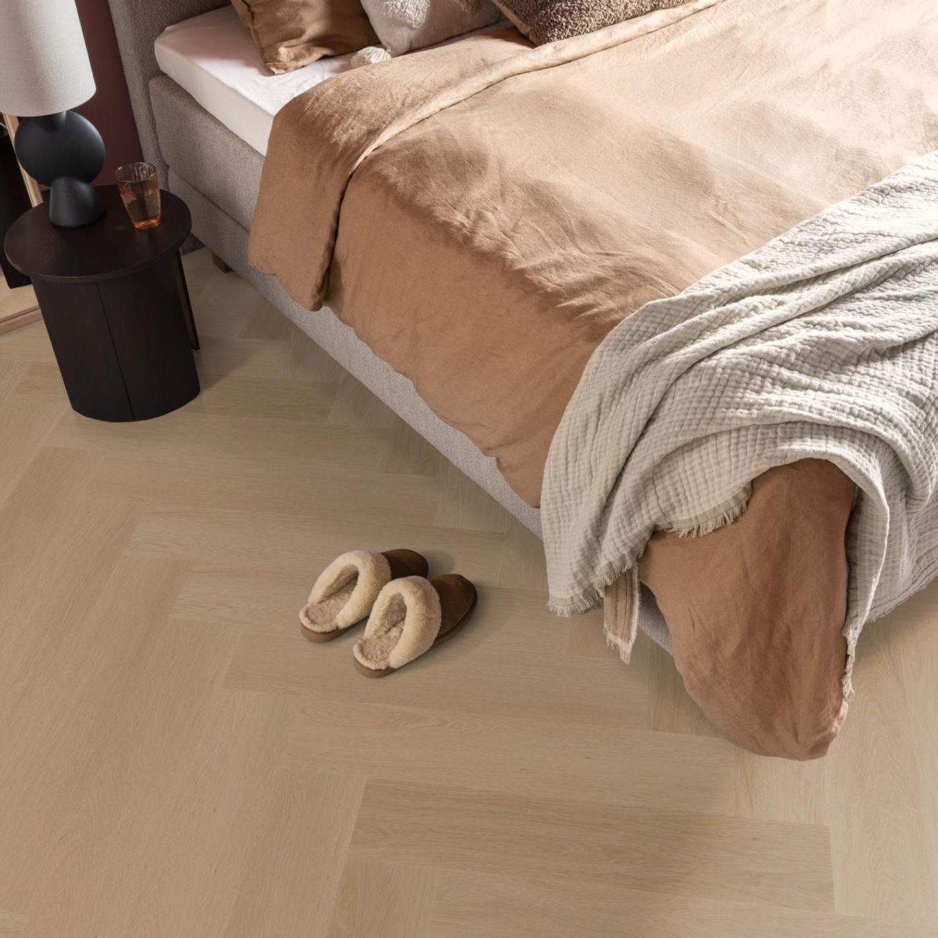 Ambiant Spigato Estino Visgraat Dryback Natural Oak - Plak PVC Vloer