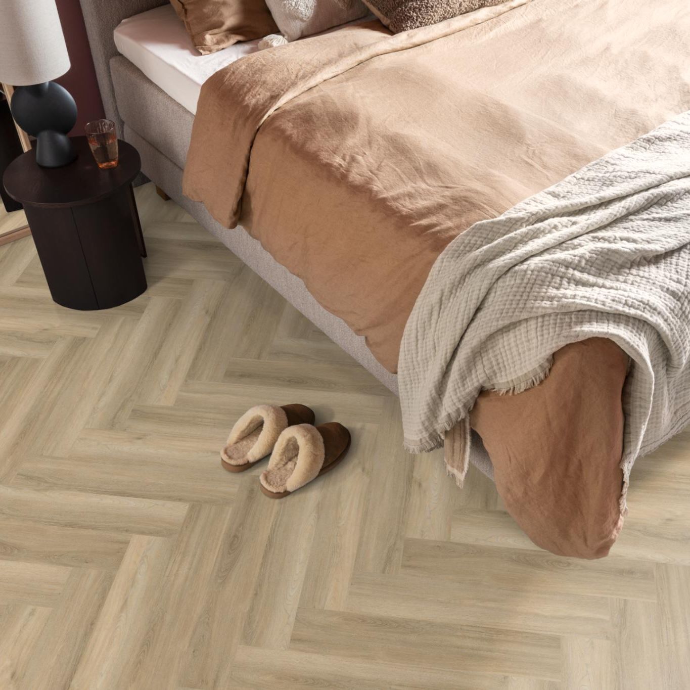 Ambiant Spigato Visgraat Click Beige - Klik PVC Vloer