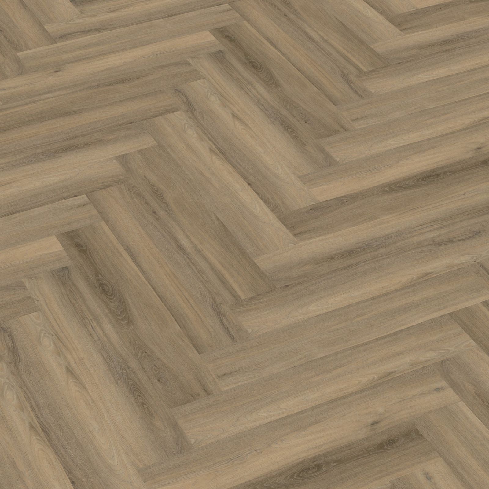 Ambiant Spigato Visgraat Dryback Light Brown - Plak PVC Vloer