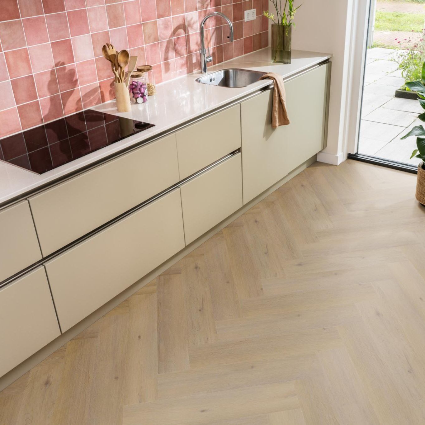 Ambiant Spigato Vivero Visgraat Click Dark Oak - Klik PVC Vloer