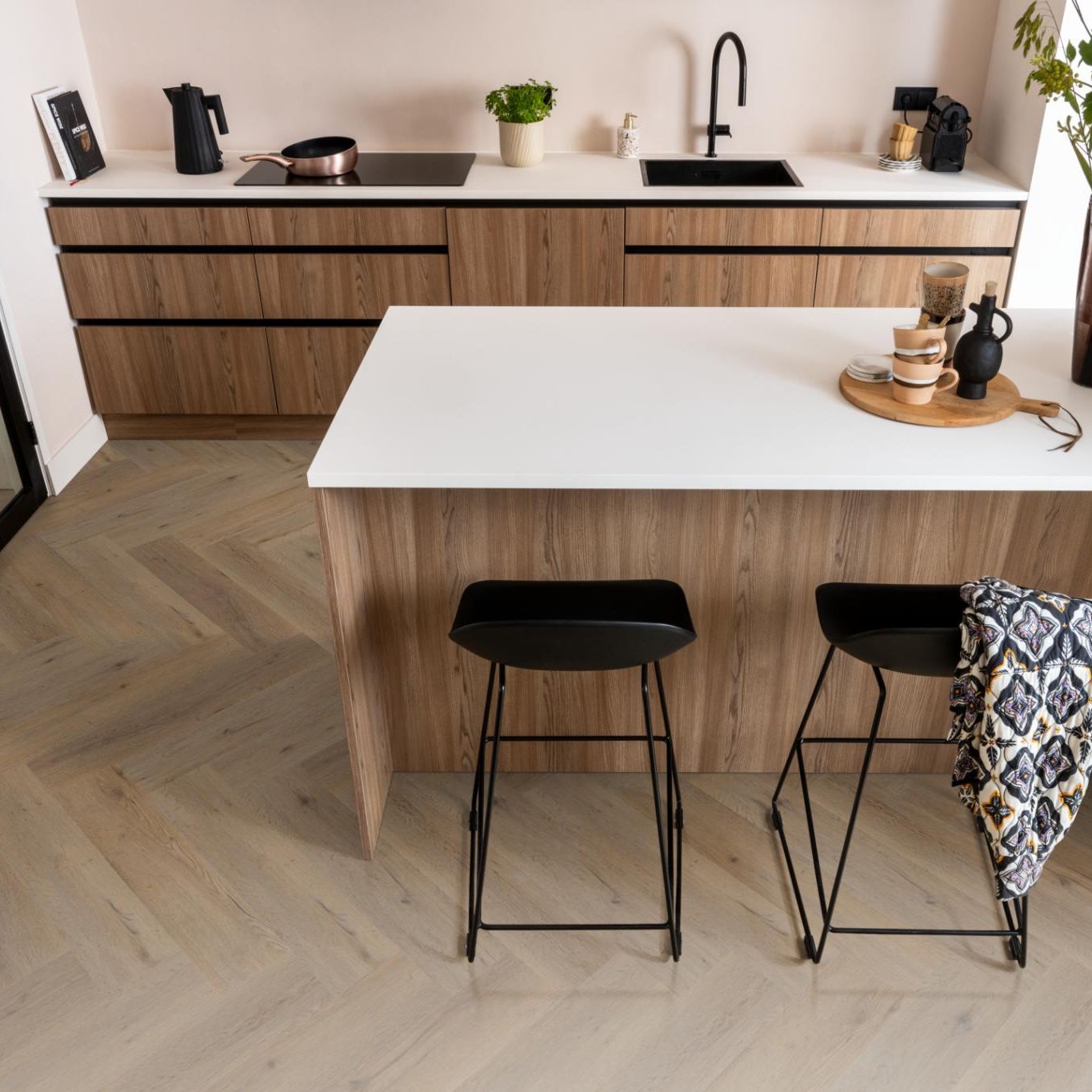 Ambiant Spigato Vivero Visgraat Click Natural Oak - Klik PVC Vloer