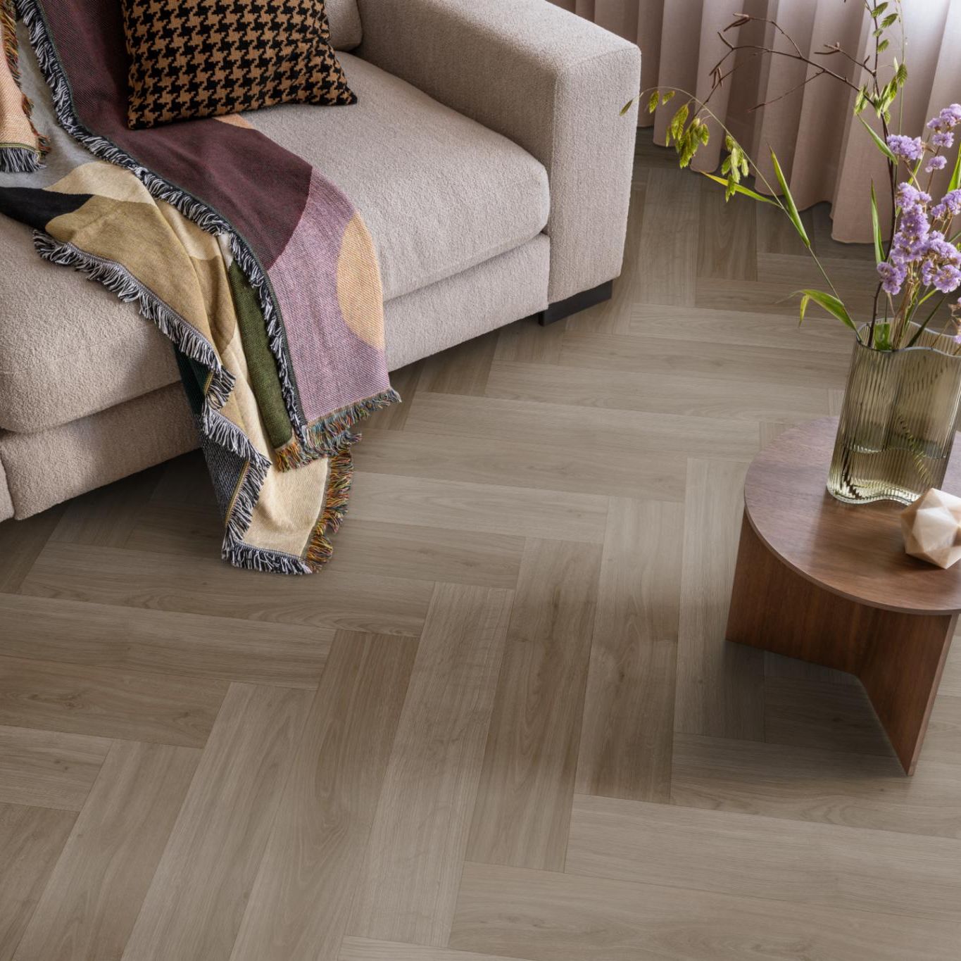 Ambiant Supreme 50 Boreal Visgraat Eiken Donkerbruin 4800 Vinyl