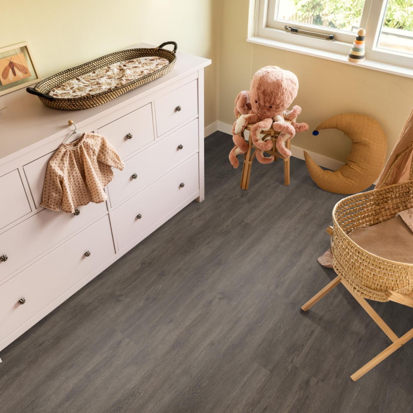 Ambiant Supremo Dryback Dark Grey - Plak PVC Vloer