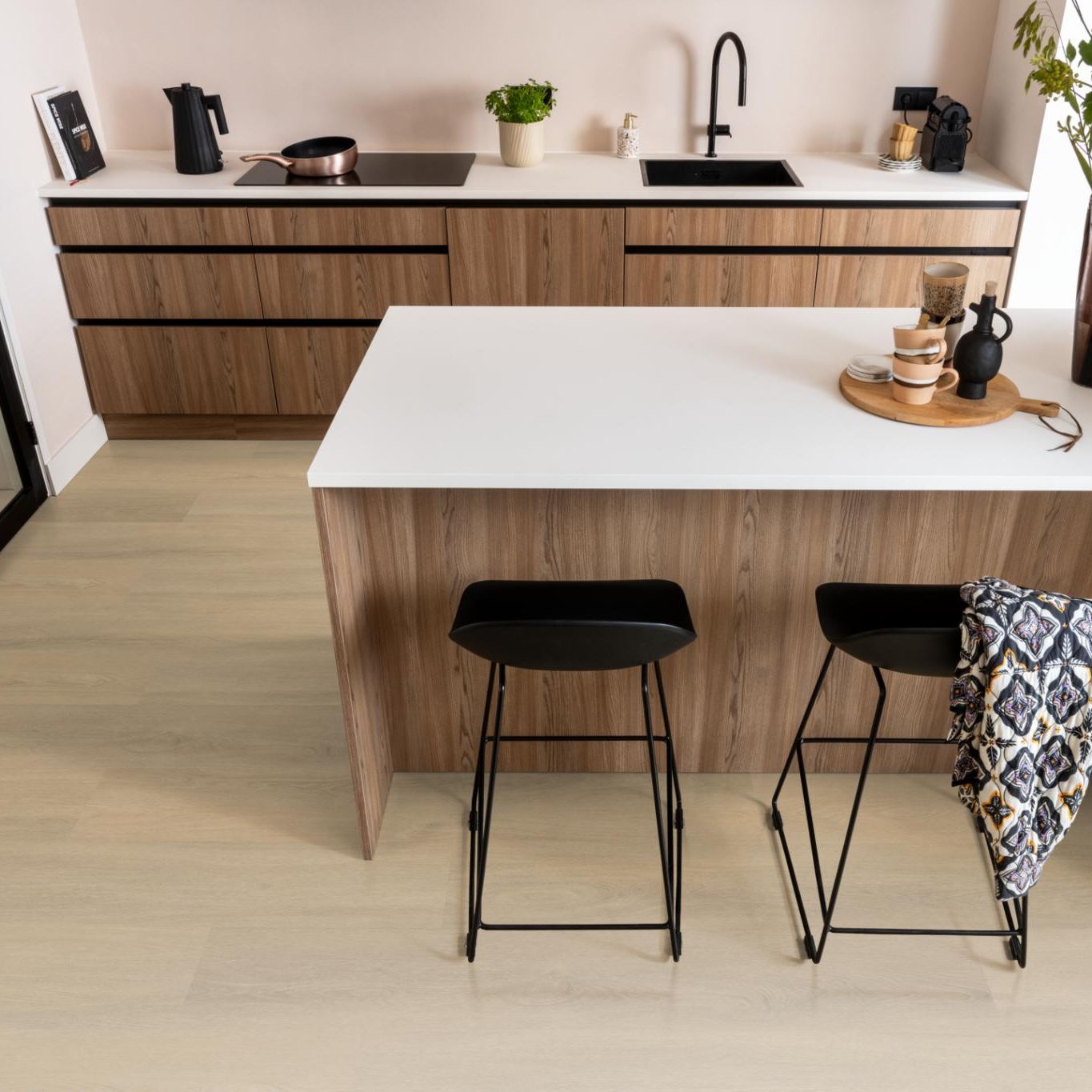 Ambiant Viranto Dryback Warm Beige - Plak PVC Vloer