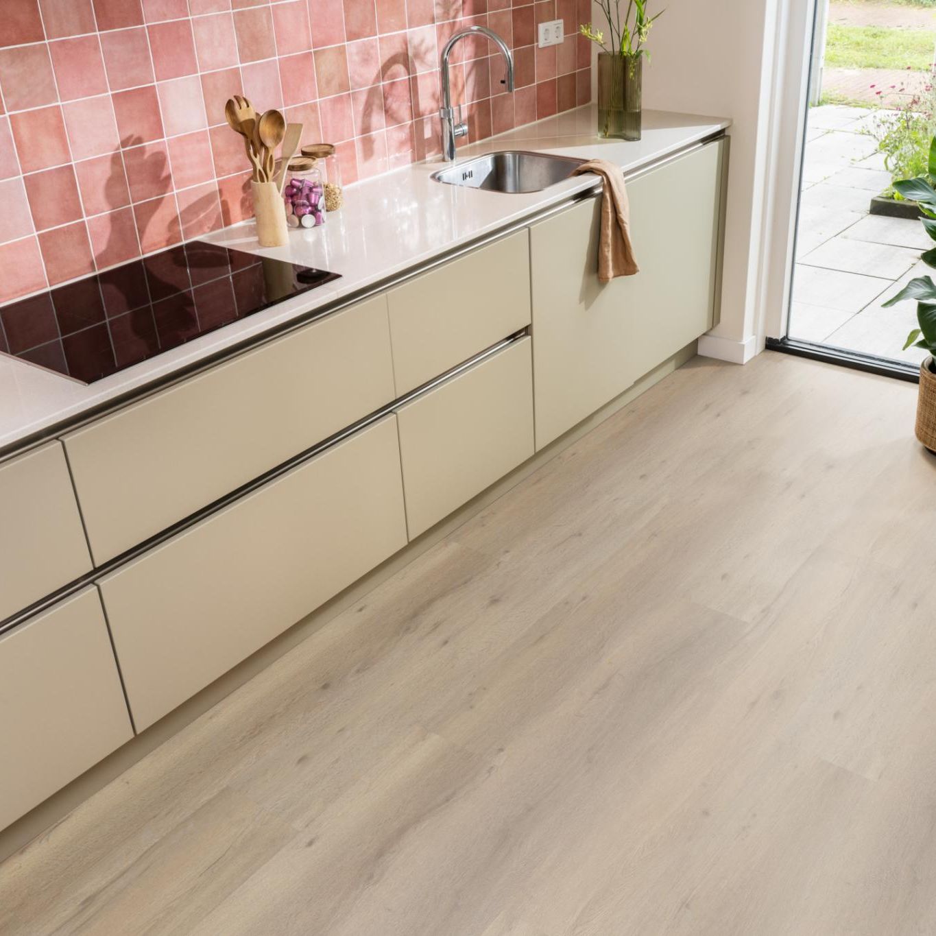 Ambiant Vivero Dryback Natural Oak - Plak PVC Vloer