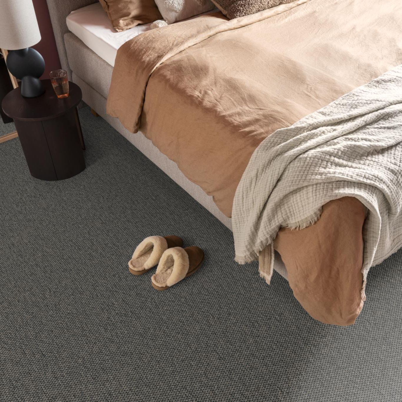 Ambiant Weave Tex Bruingrijs 0125 - Vloerbedekking - Tapijt